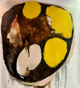 Studio Sandra Gutsche - ca. 200 cm x 190 cm - Unstretched Canvas - Oil