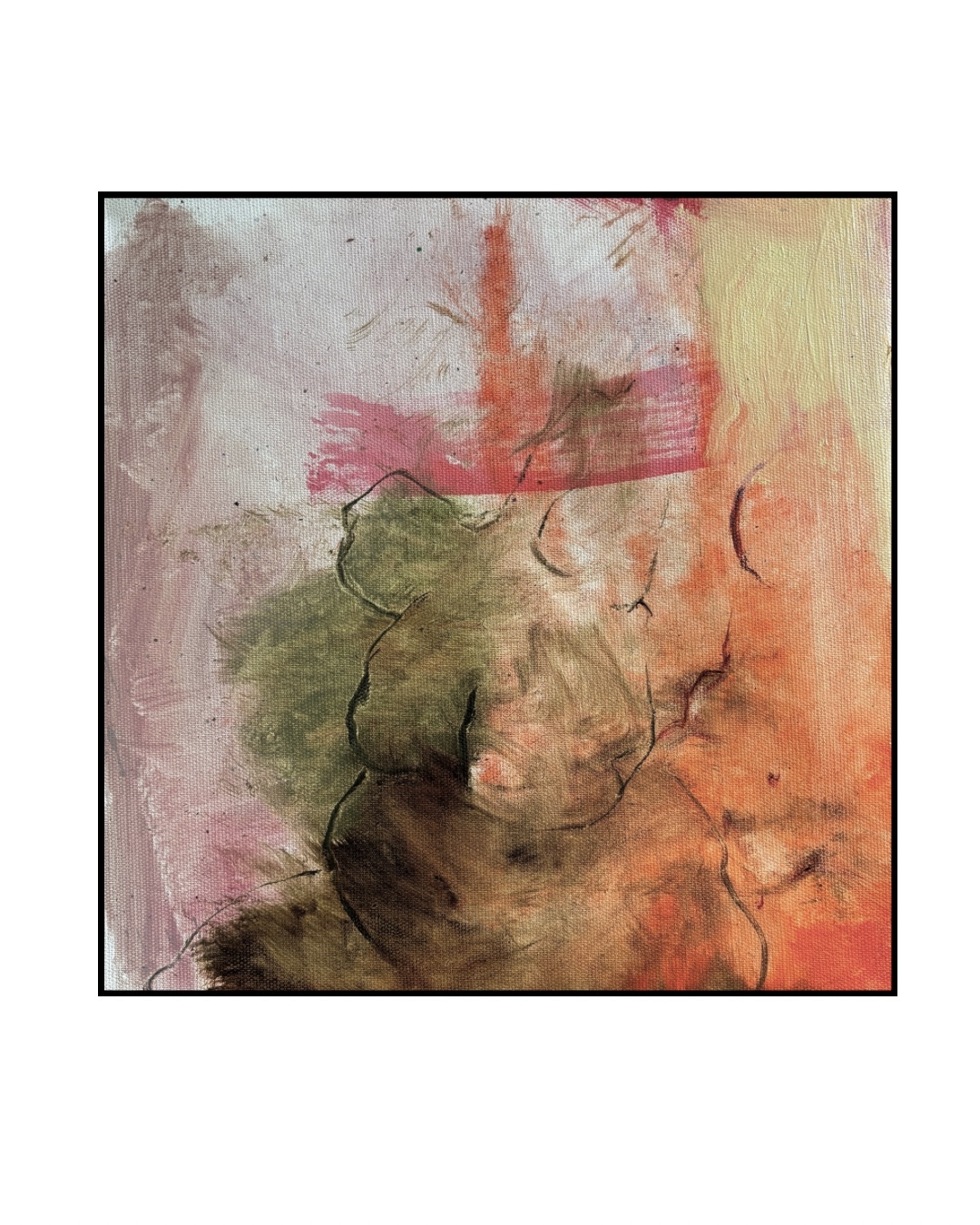 Bodys, 2025, Canvas_Oil, 30x30 cm, Pic 2/7 - Studio Sandra Gutsche