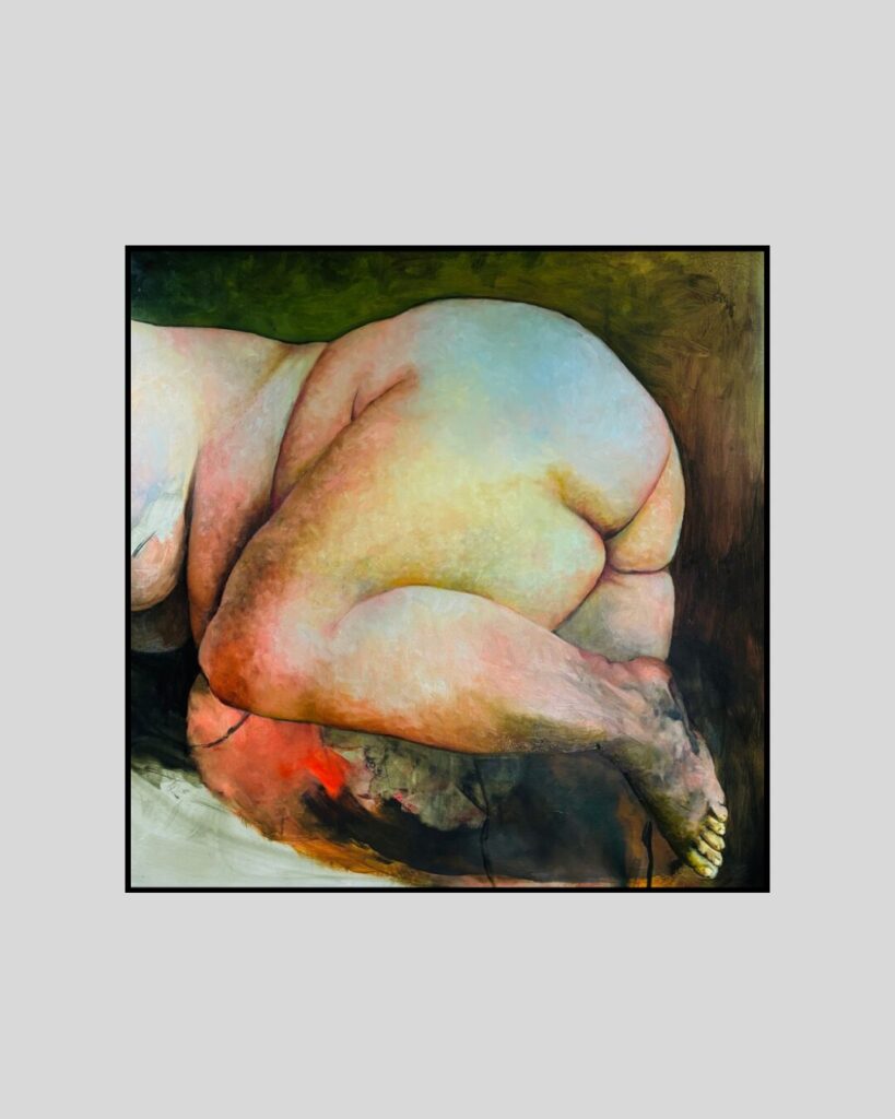 Giants, 2025, Canvas_Oil, 120x120 cm - Studio Sandra Gutsche
