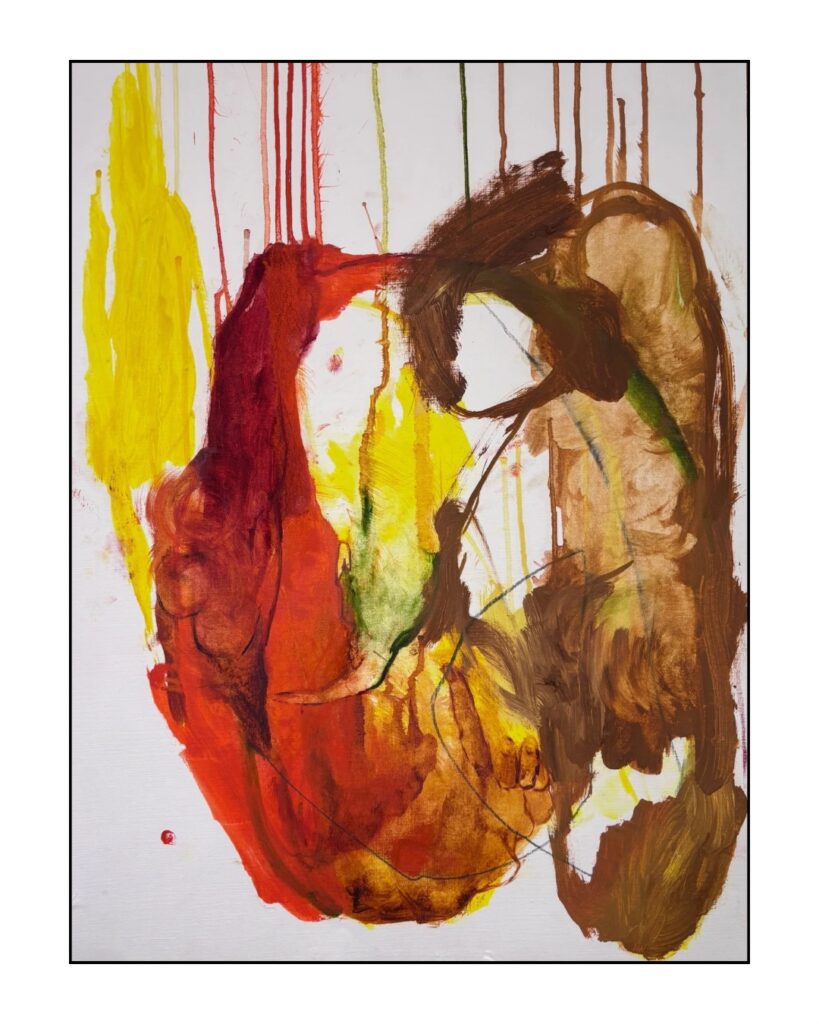 Item Inside, Serie 1/2, 2025 Paper_Oil, 56x42 cm, Pic 10/12 - Studio Sandra Gutsche