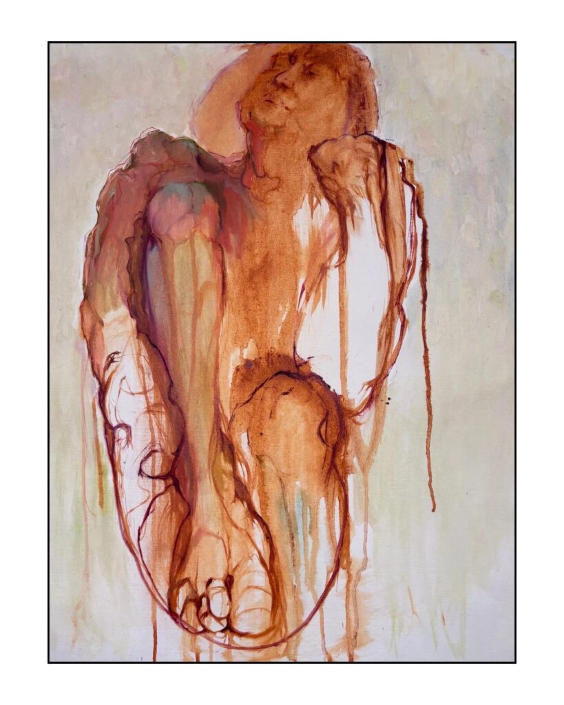 Item Inside, Serie 1/2, 2025 Paper_Oil, 56x42 cm, Pic 11/12 - Studio Sandra Gutsche
