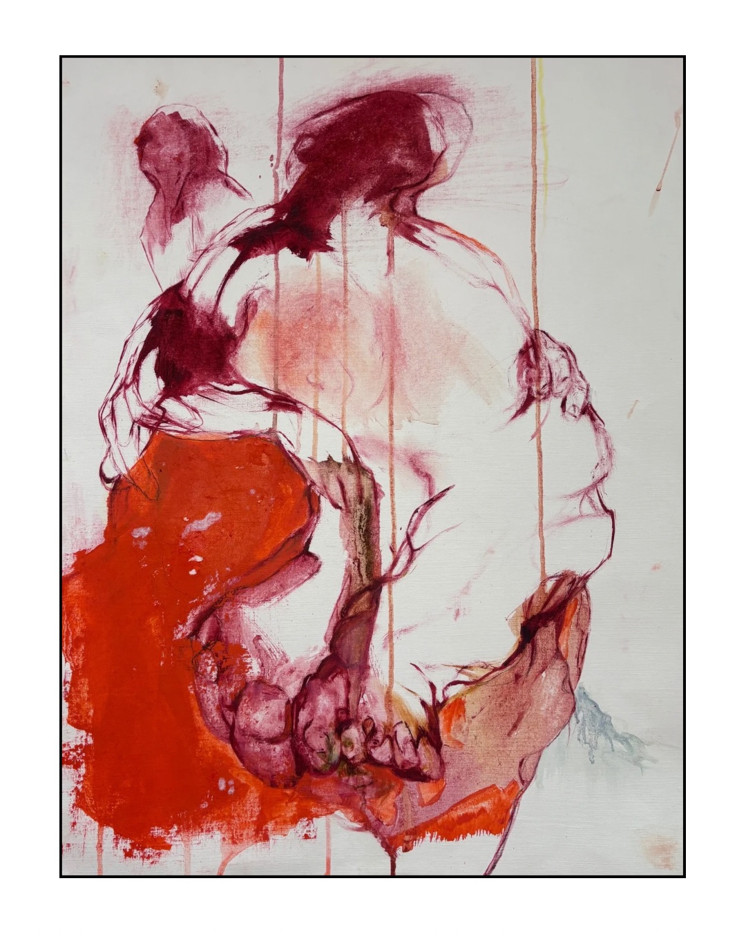 Item Inside, Serie 1/2, 2025 Paper_Oil, 56x42 cm, Pic 1/12 - Studio Sandra Gutsche