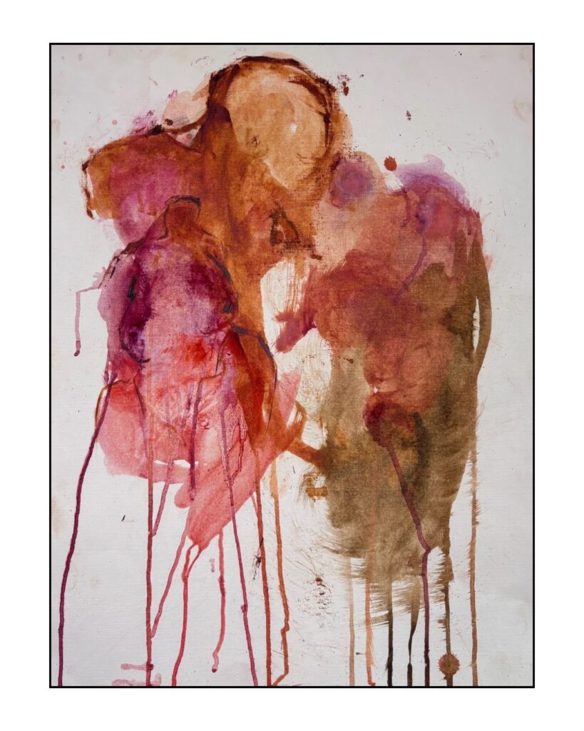 Item Inside, Serie 1/2, 2025 Paper_Oil, 56x42 cm, Pic 3/12 - Studio Sandra Gutsche