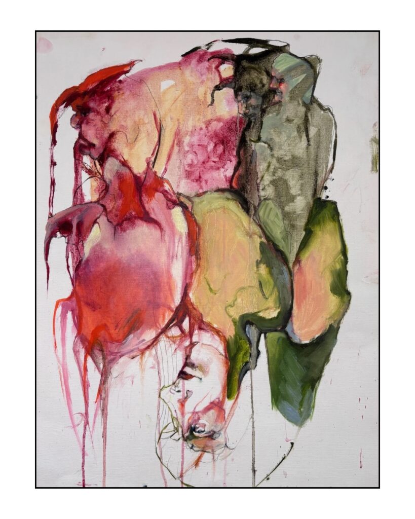 Item Inside, Serie 1/2, 2025 Paper_Oil, 56x42 cm, Pic 5/12 - Studio Sandra Gutsche