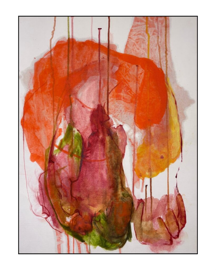 Item Inside, Serie 1/2, 2025 Paper_Oil, 56x42 cm, Pic 6/12 - Studio Sandra Gutsche