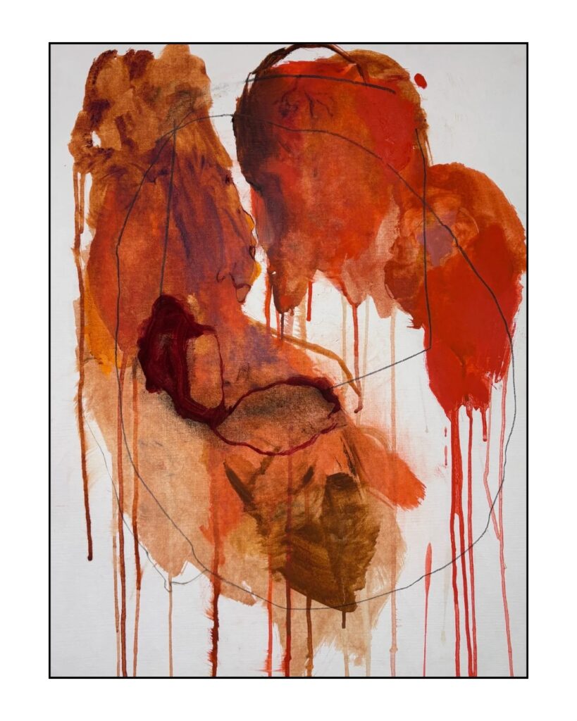 Item Inside, Serie 1/2, 2025 Paper_Oil, 56x42 cm, Pic 9/12 - Studio Sandra Gutsche