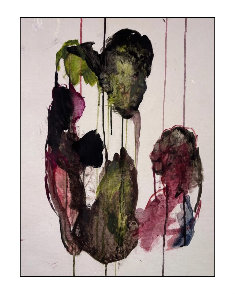 Item Inside, Serie 2/2, 2025 Paper_Oil, 56x42 cm, Pic 2/12 - Studio Sandra Gutsche