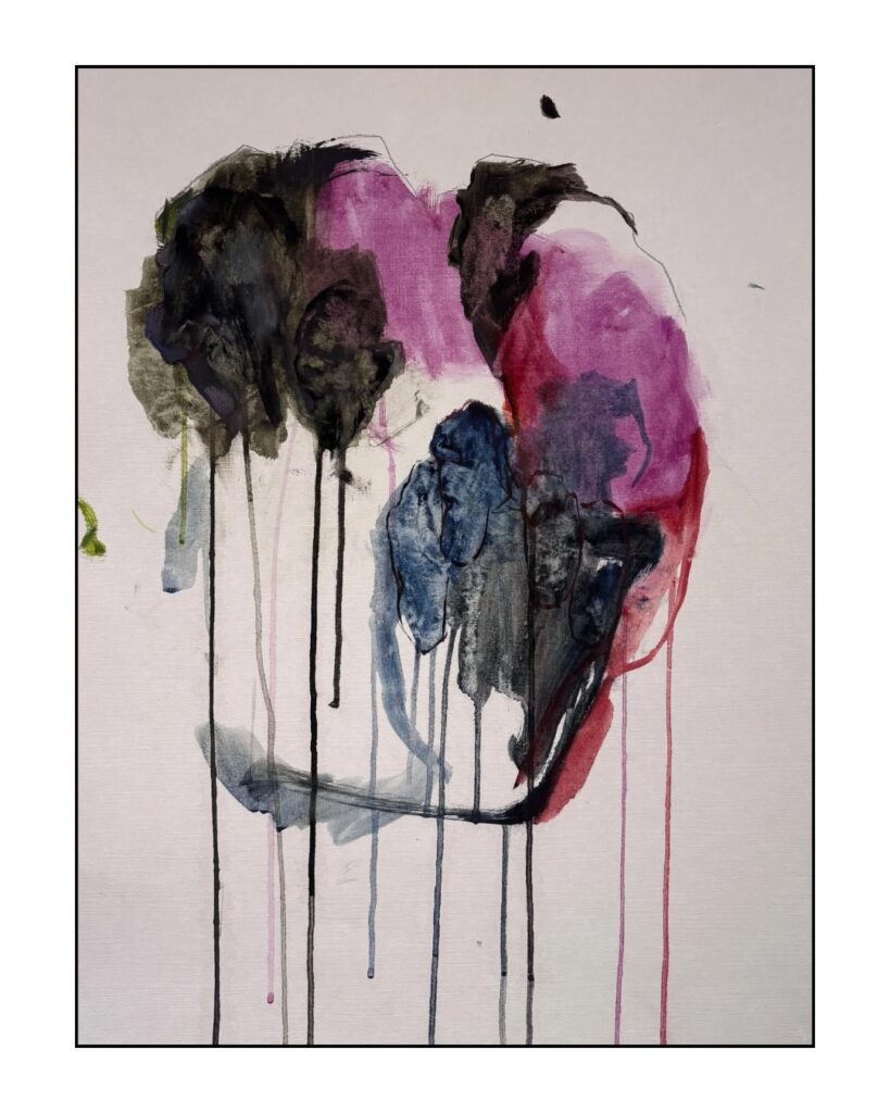 Item Inside, Serie 2/2, 2025 Paper_Oil, 56x42 cm, Pic 3/12 - Studio Sandra Gutsche
