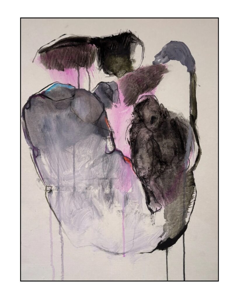 Item Inside, Serie 2/2, 2025 Paper_Oil, 56x42 cm, Pic 4/12 - Studio Sandra Gutsche