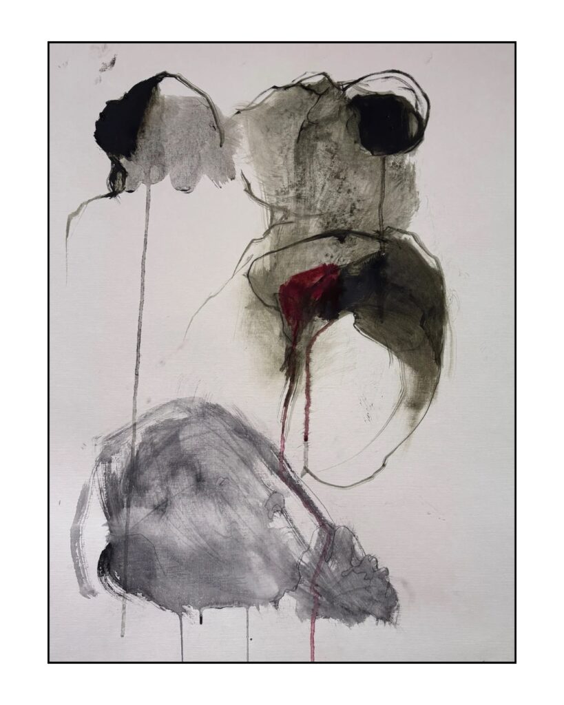 Item Inside, Serie 2/2, 2025 Paper_Oil, 56x42 cm, Pic 5/12 - Studio Sandra Gutsche
