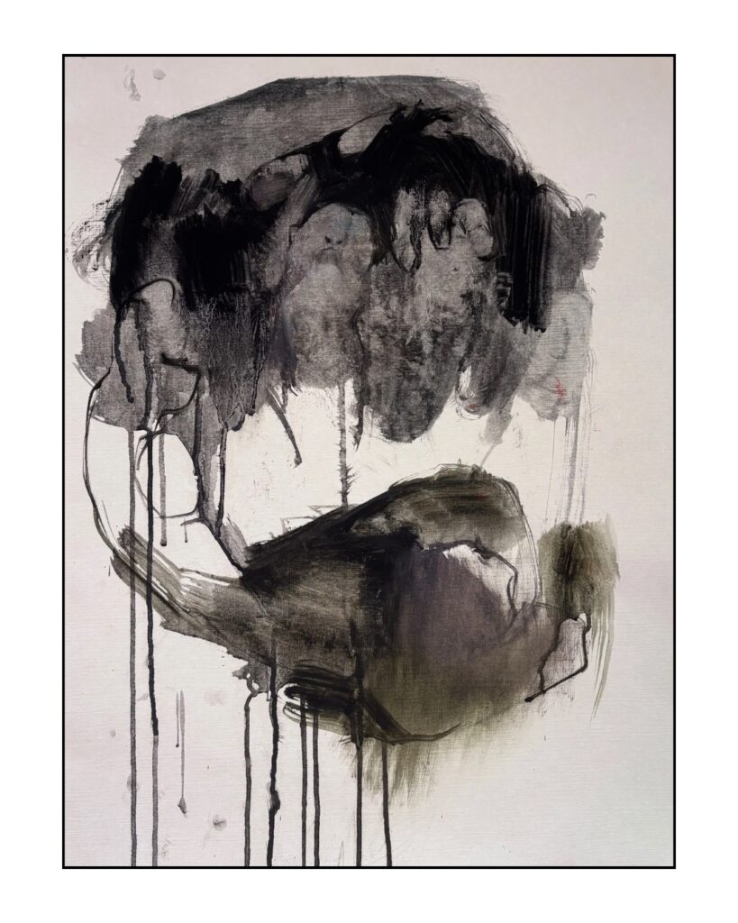 Item Inside, Serie 2/2, 2025 Paper_Oil, 56x42 cm, Pic 6/12 - Studio Sandra Gutsche