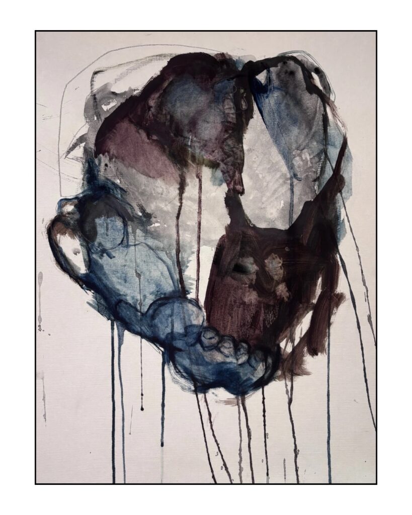 Item Inside, Serie 2/2, 2025 Paper_Oil, 56x42 cm, Pic 7/12 - Studio Sandra Gutsche