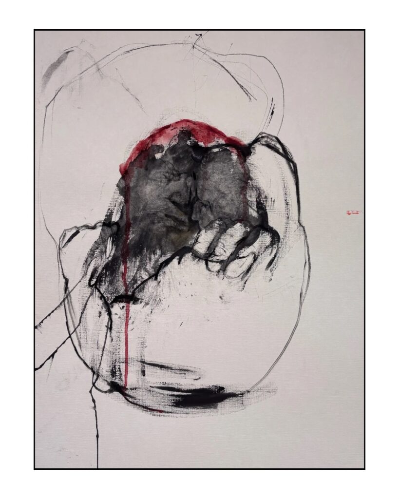 Item Inside, Serie 2/2, 2025 Paper_Oil, 56x42 cm, Pic 8/12 - Studio Sandra Gutsche